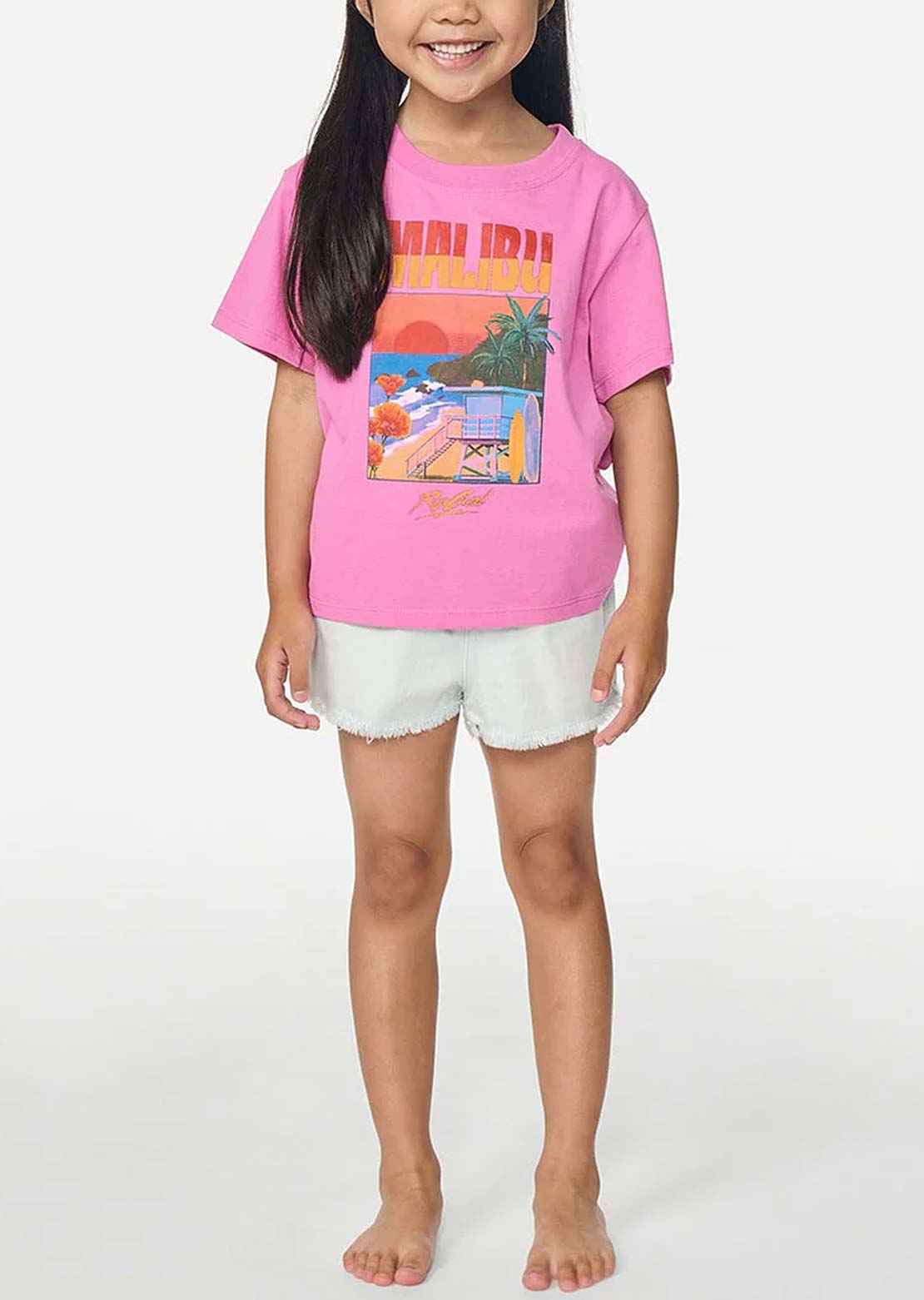 Rip Curl Toddler Malibu Relaxed T-shirt Pink