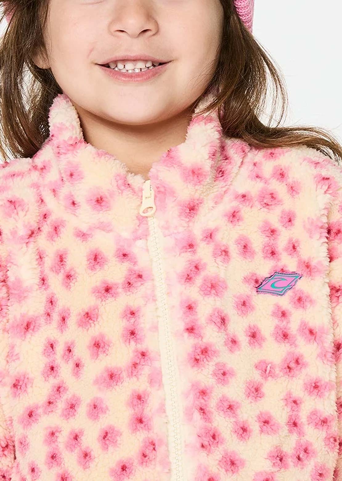 Rip Curl Toddler Party Wave Polar Fleece Peach