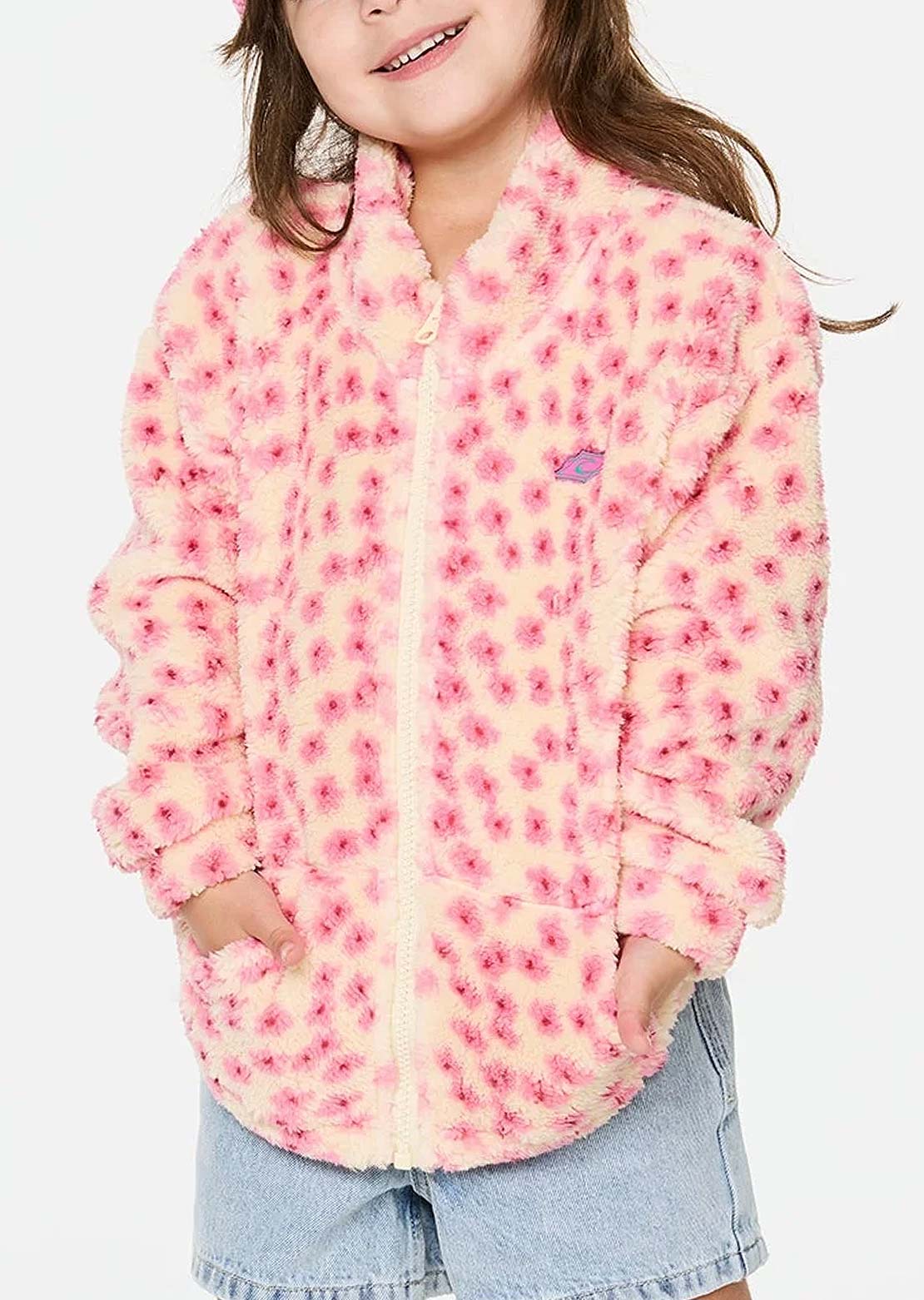 Rip Curl Toddler Party Wave Polar Fleece Peach