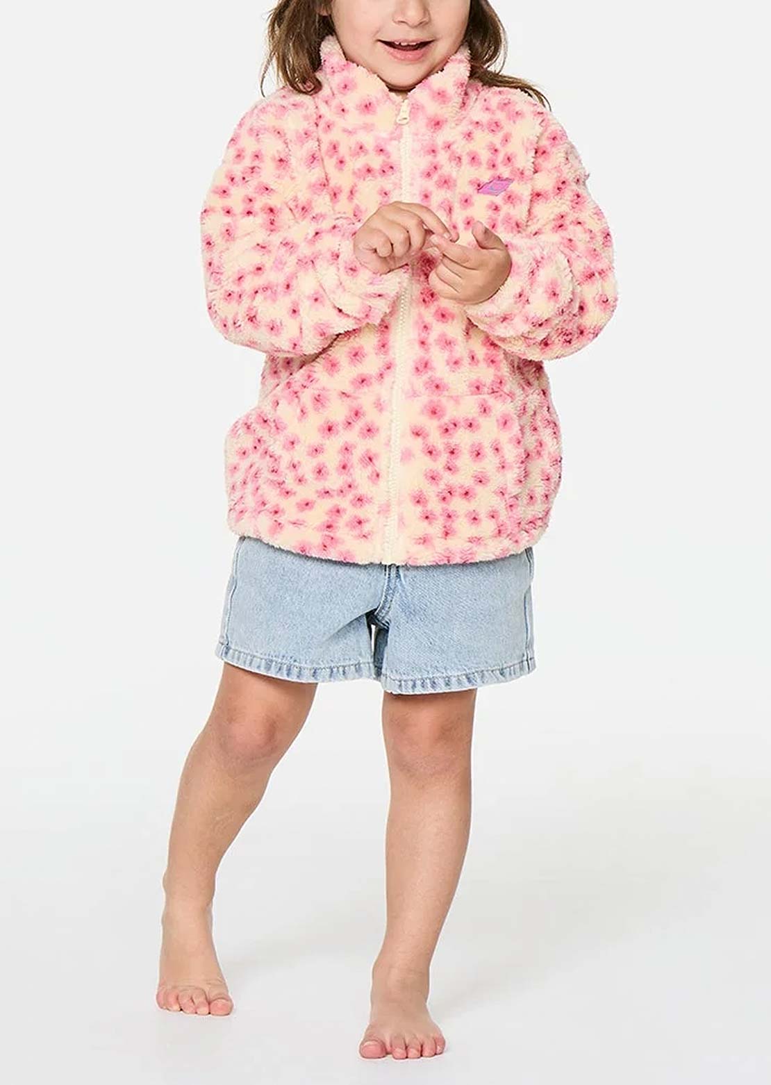 Rip Curl Toddler Party Wave Polar Fleece Peach