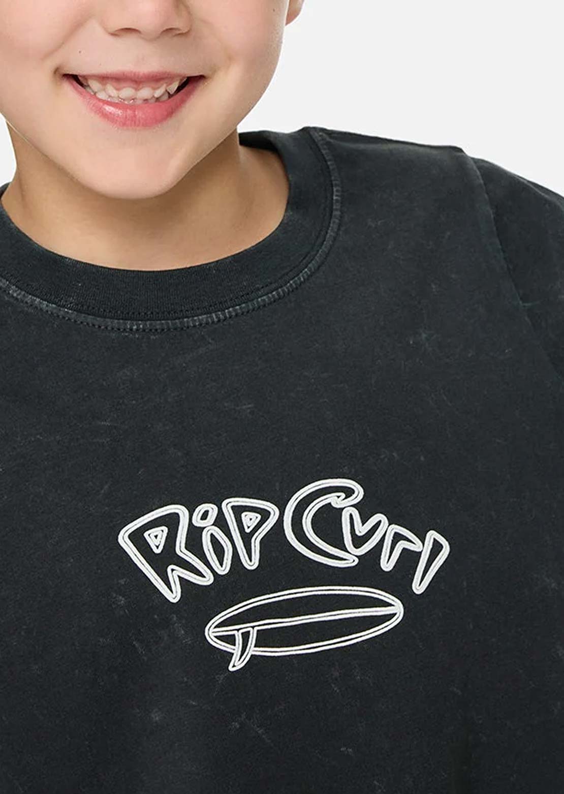 Rip Curl Toddler Ride The Wave Wash T-Shirt Washed Black