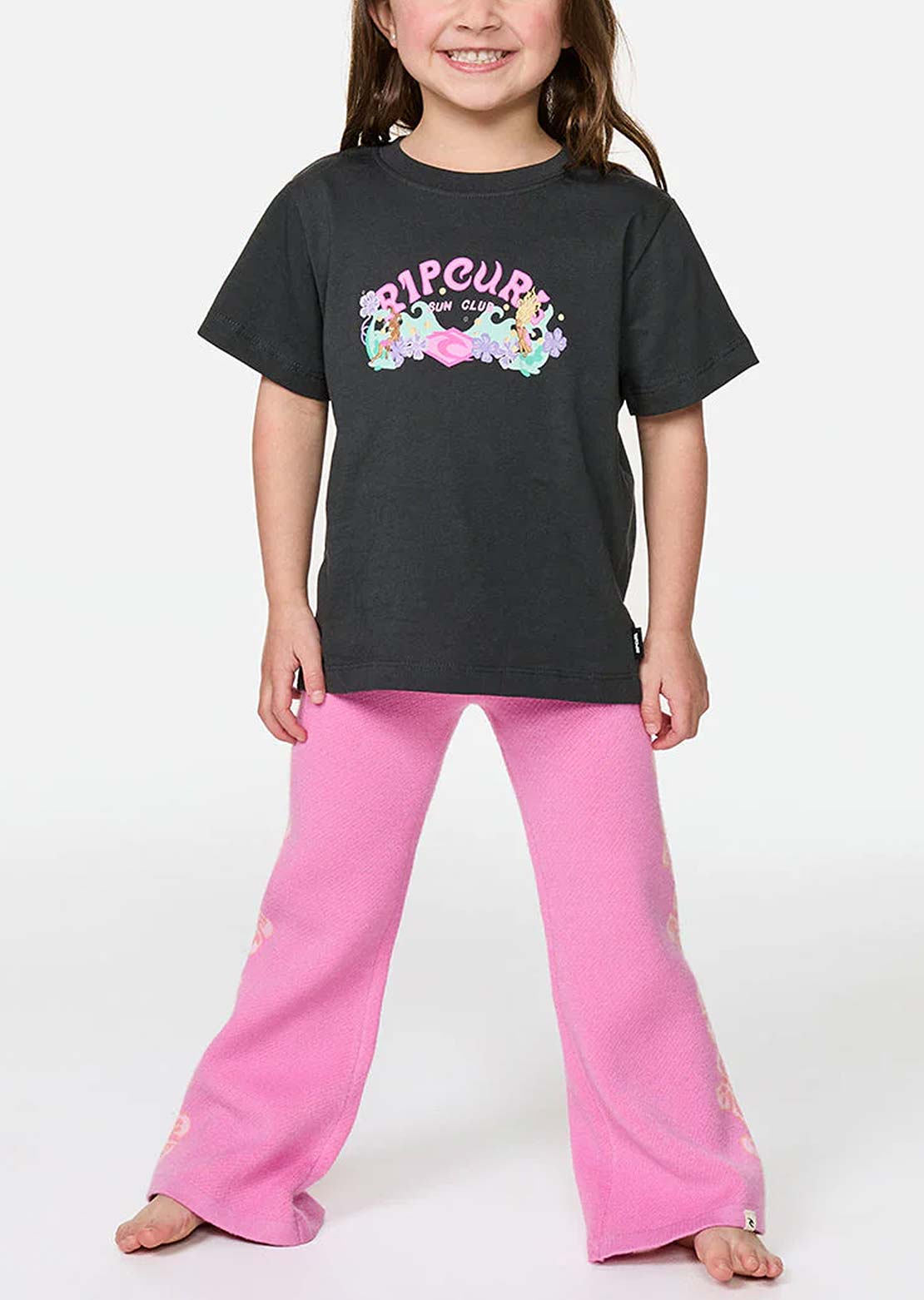 Rip Curl Toddler Sunshine Club Band T-Shirt Washed Black
