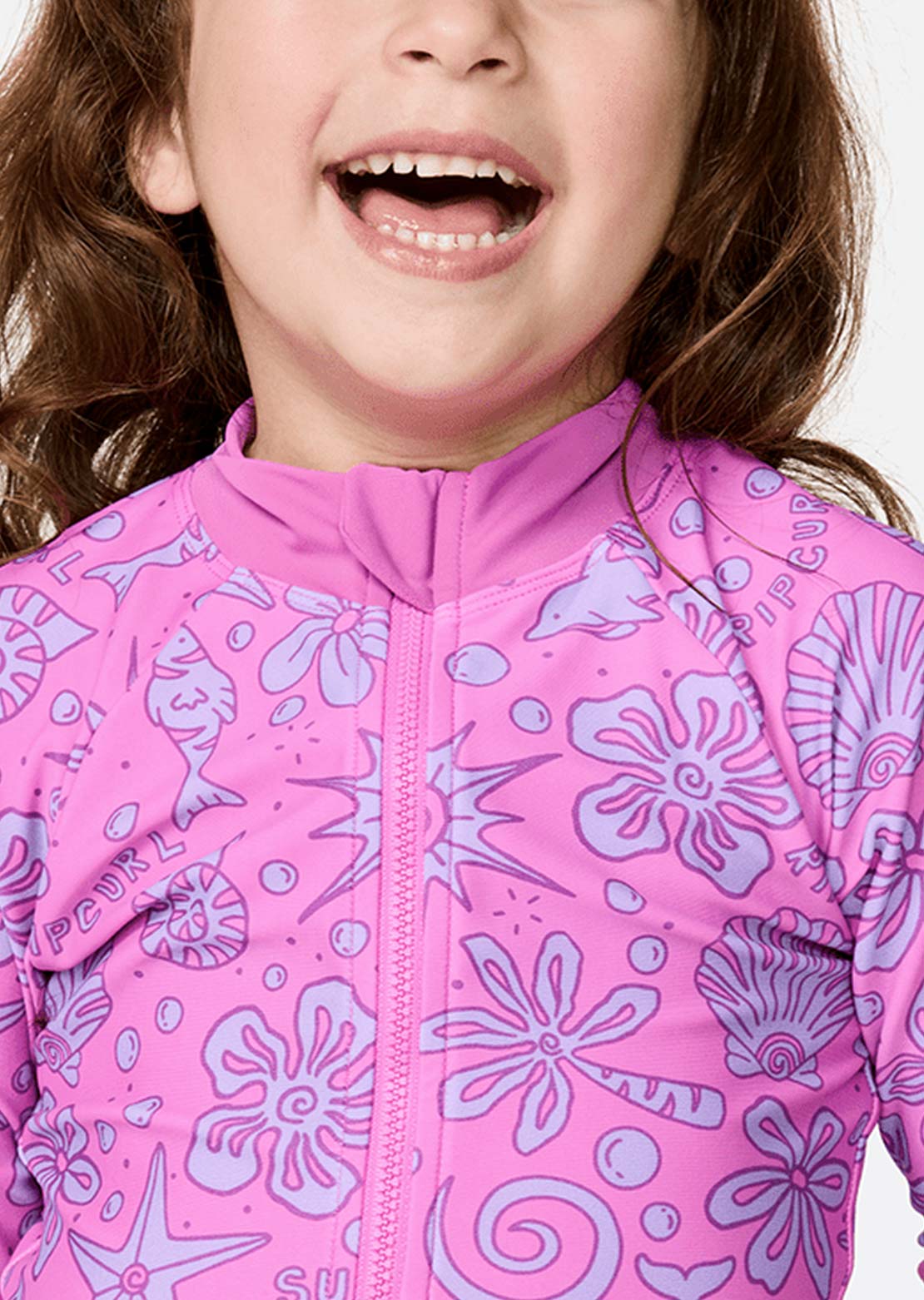 Rip Curl Toddler Sunshine Club Long Sleeve Surfsuit Wild Berry