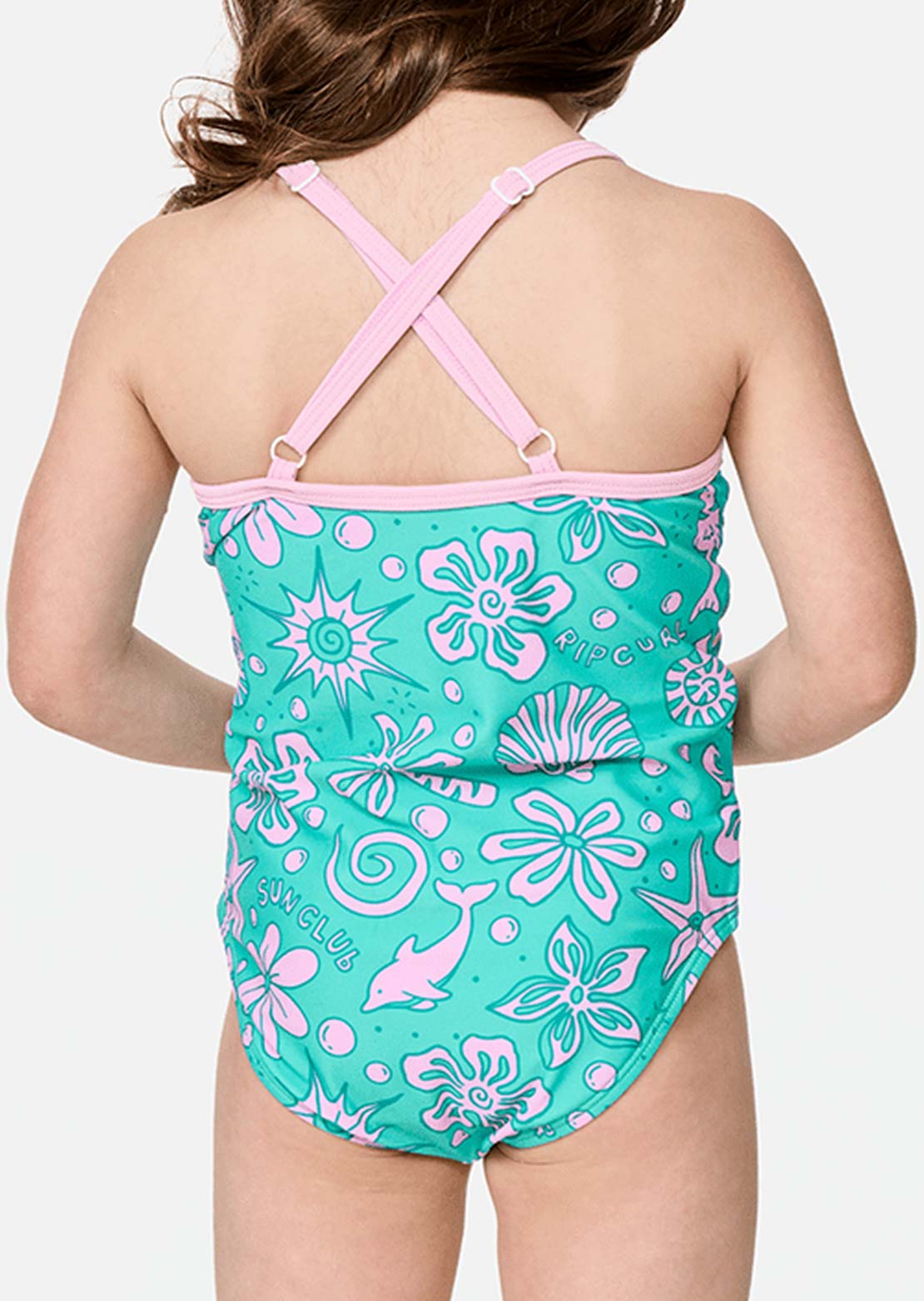 Rip Curl Toddler Sunshine Club One Piece Turquoise