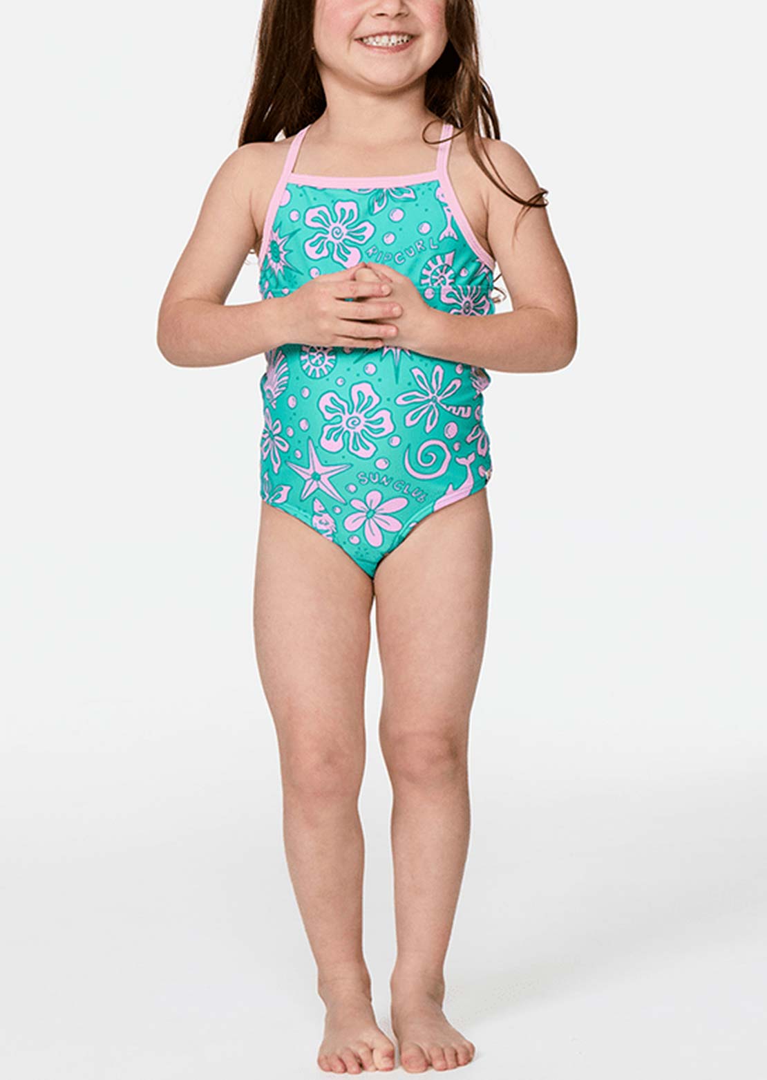 Rip Curl Toddler Sunshine Club One Piece Turquoise