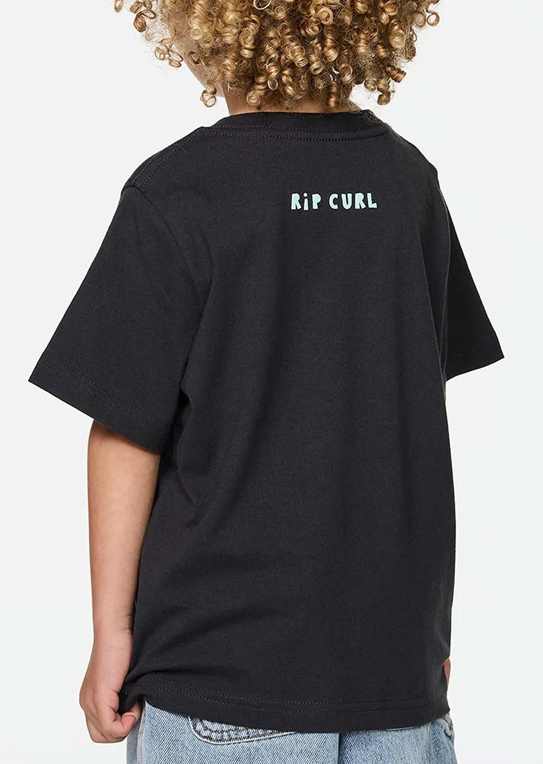 Rip Curl Toddler Surf Check LWA T-Shirt Washed Black