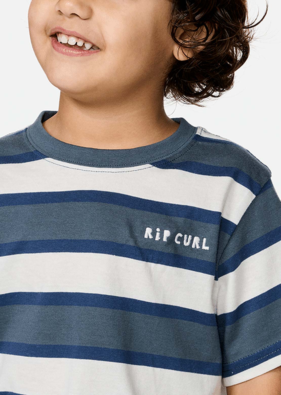 Rip Curl Toddler Surf Check Stripe T-Shirt Pine Night