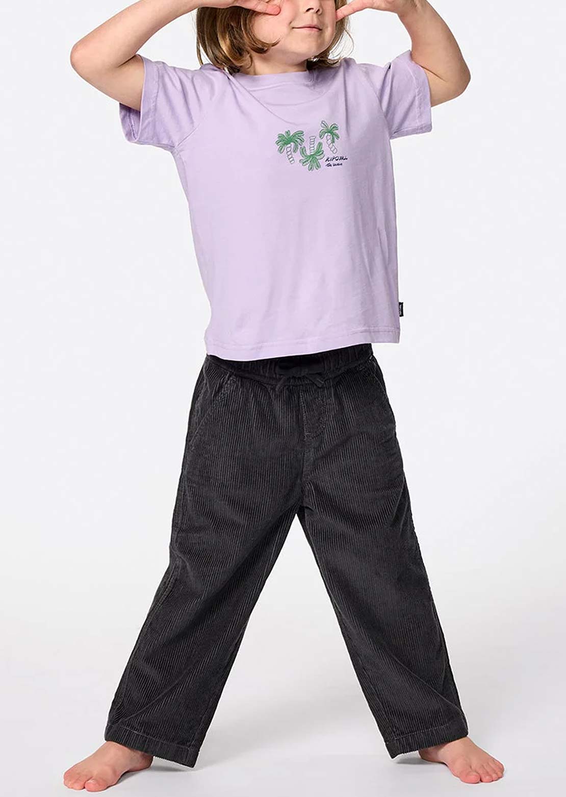 Rip Curl Toddler Surf Cord Pants Washed Black