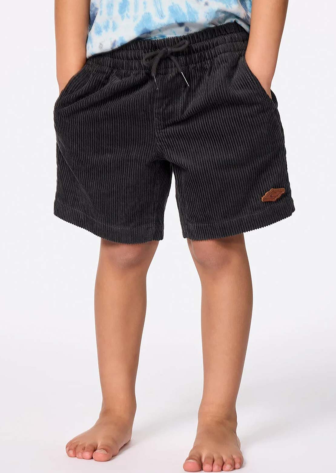 Rip Curl Toddler Surf Cord Volley Shorts Washed Black
