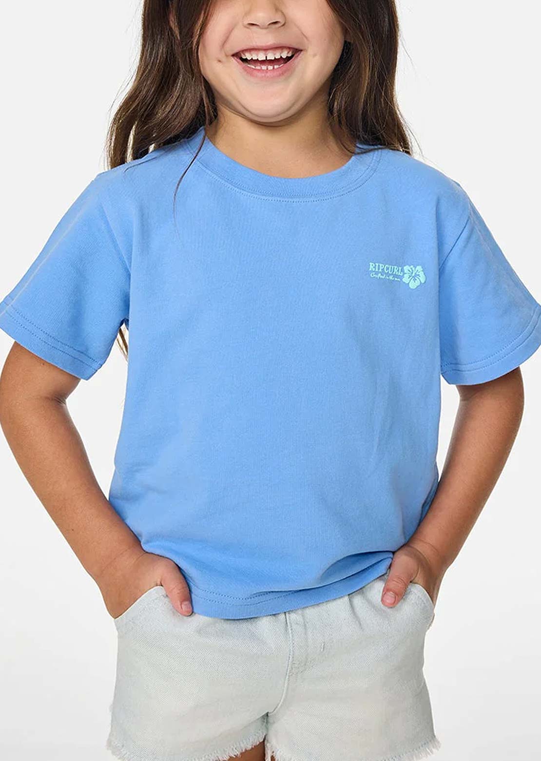Rip Curl Toddler Surf Puff Party Pack T-shirt Cornflower Blue