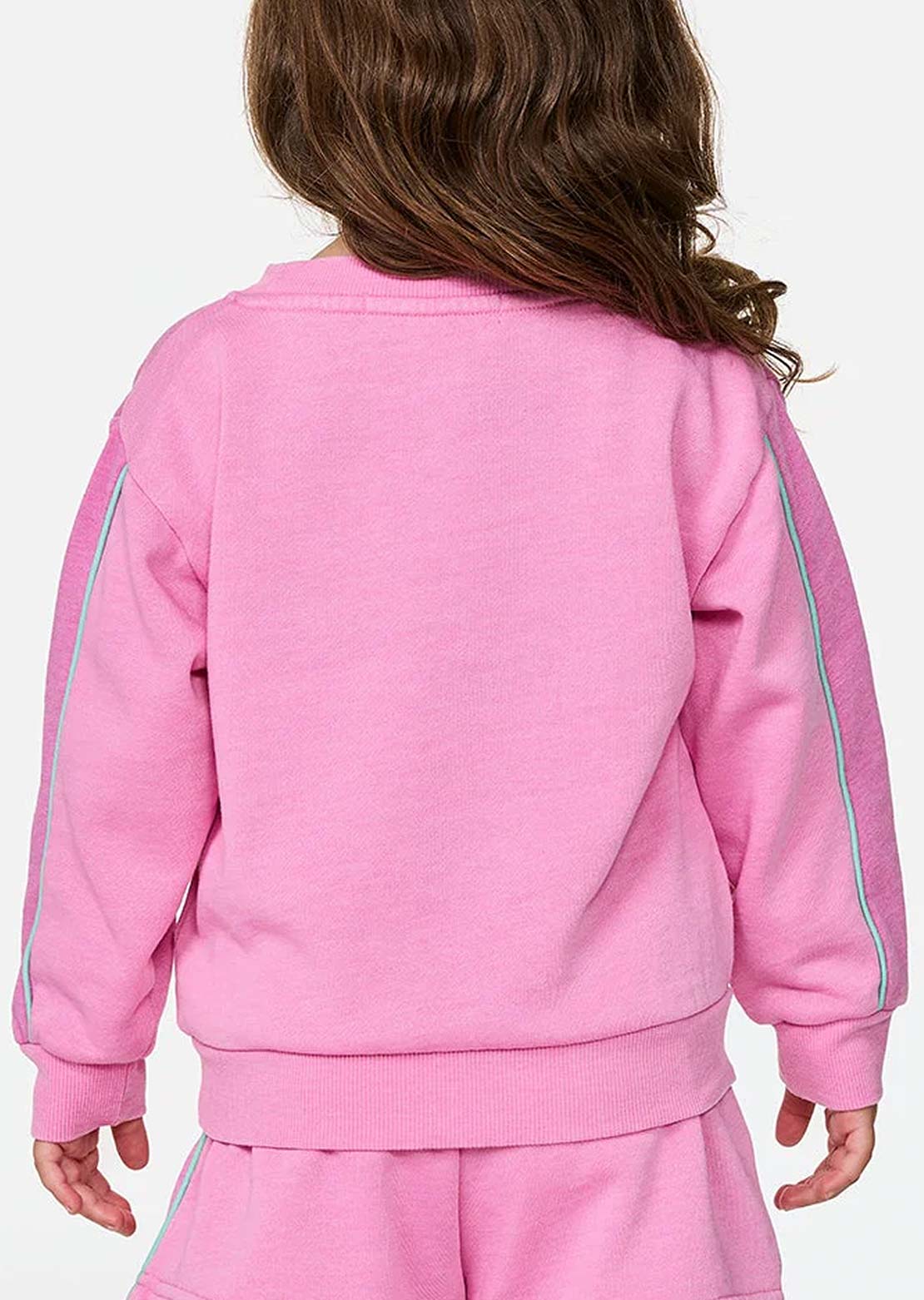 Rip Curl Toddler Surf Revival Crewneck Fleece Cloud Pink