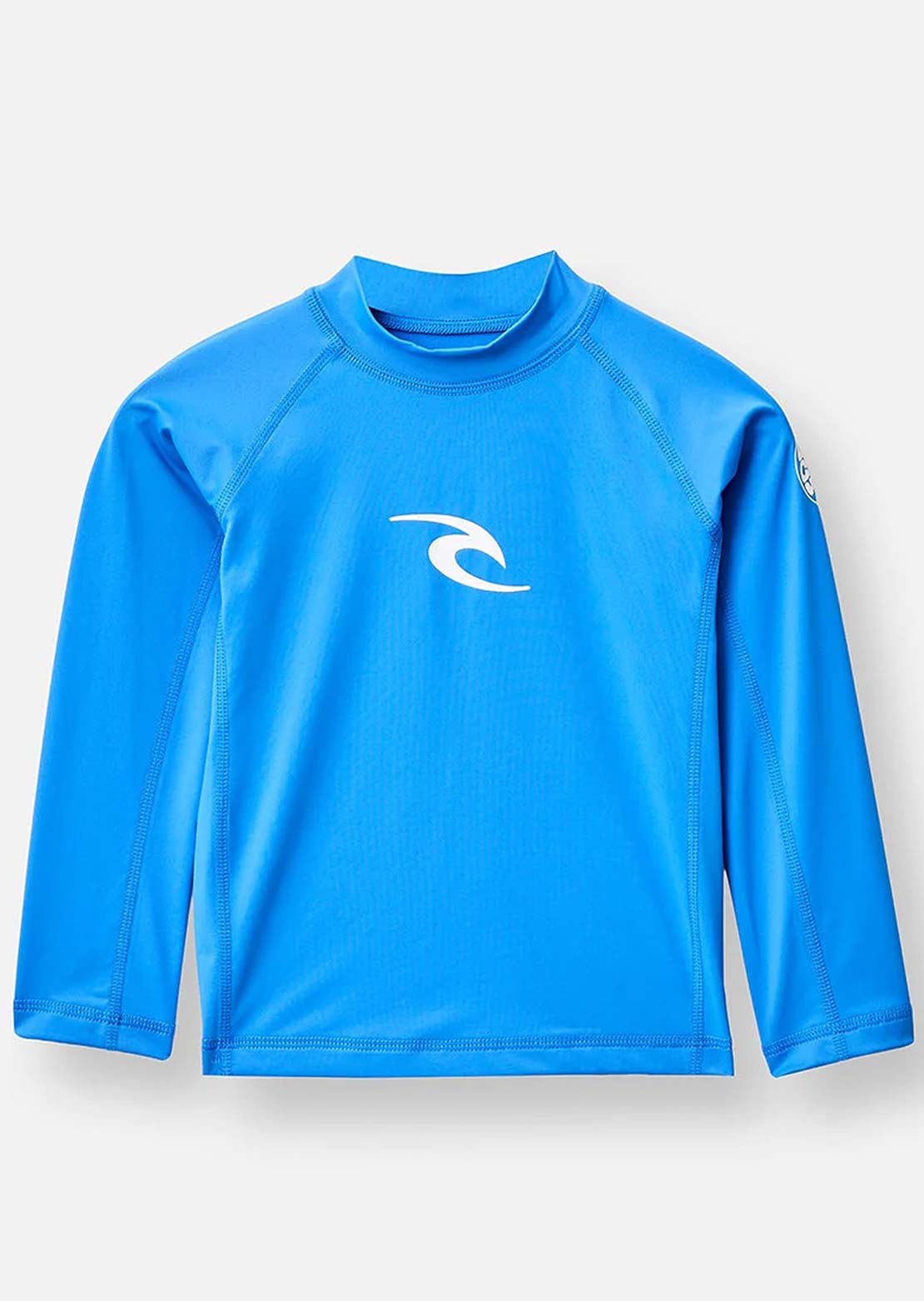 Rip Curl Toddler Waves UPF Long Sleeve Rashguard Blue Gum