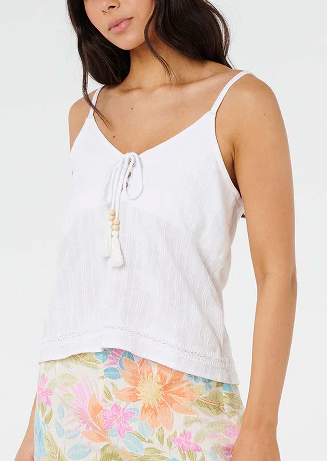 Rip Curl Women's Catalina Island Cami Top Optical White
