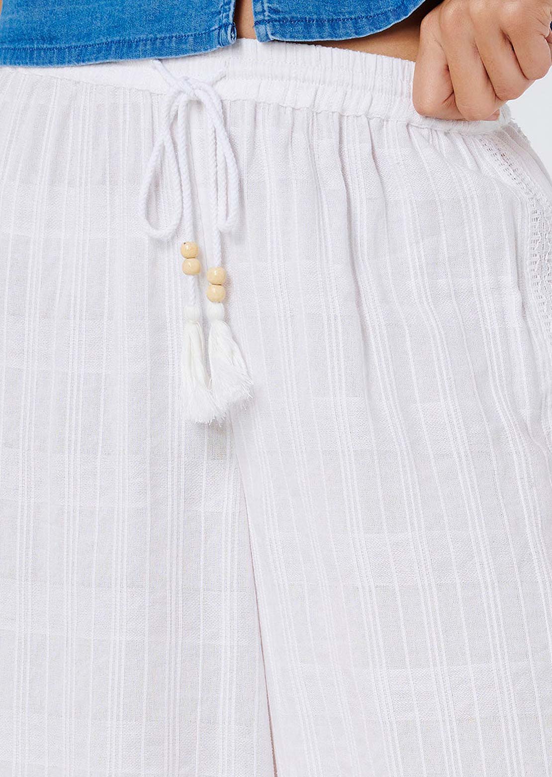 Rip Curl Women's Catalina Islands Wide Leg Pants Optical White