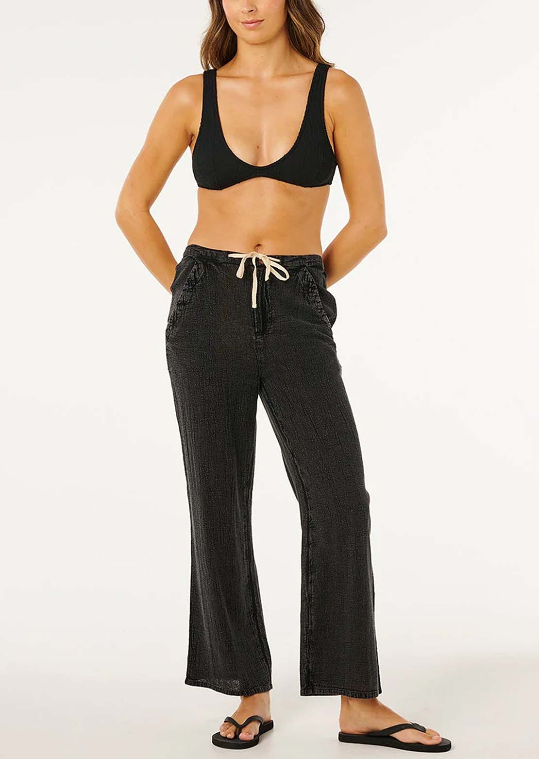 Rip Curl Women's Classic Surf Wide Leg Pants Black