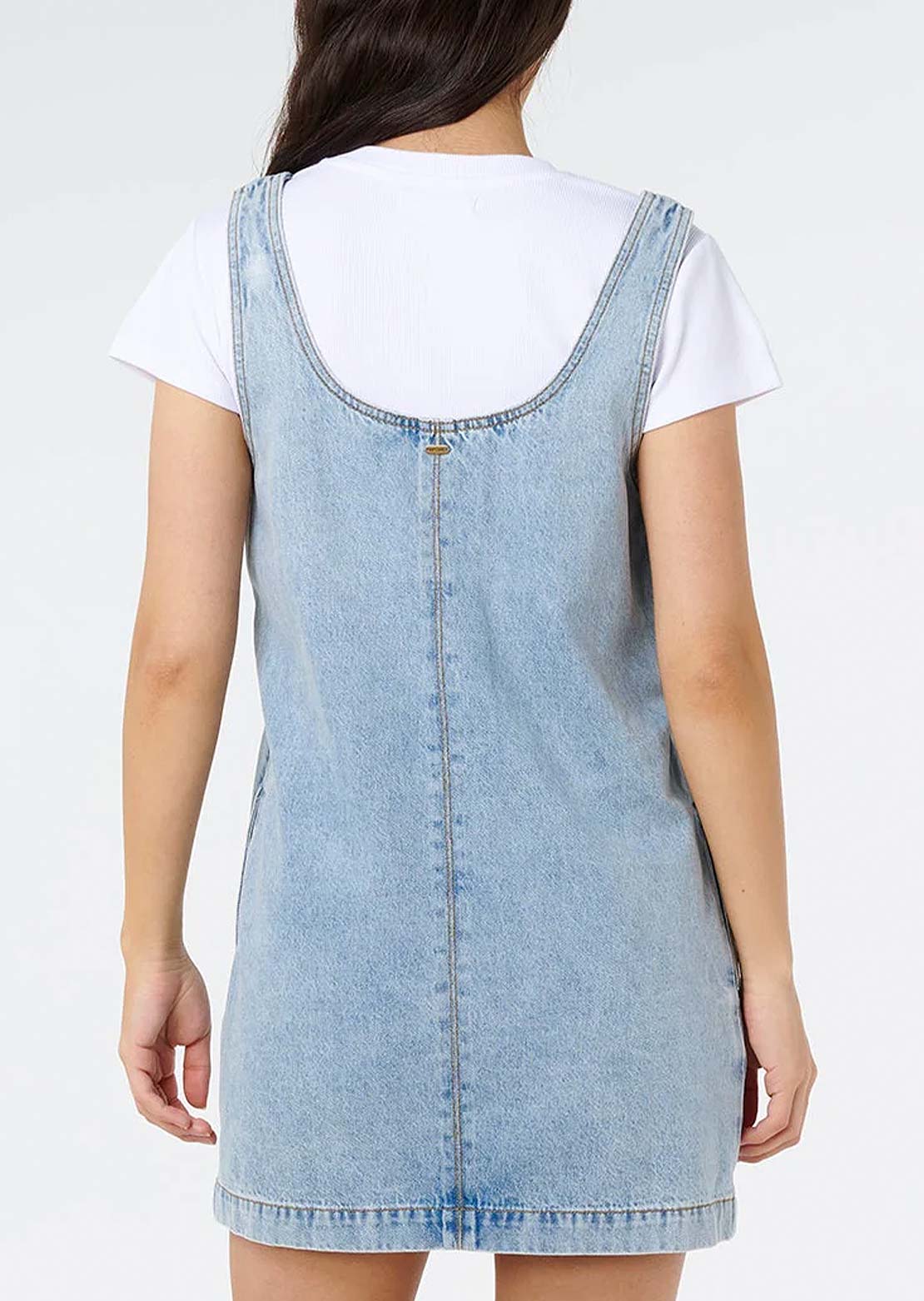 Rip Curl Ellie Denim Mini Dress - Women's - Vintage Blue