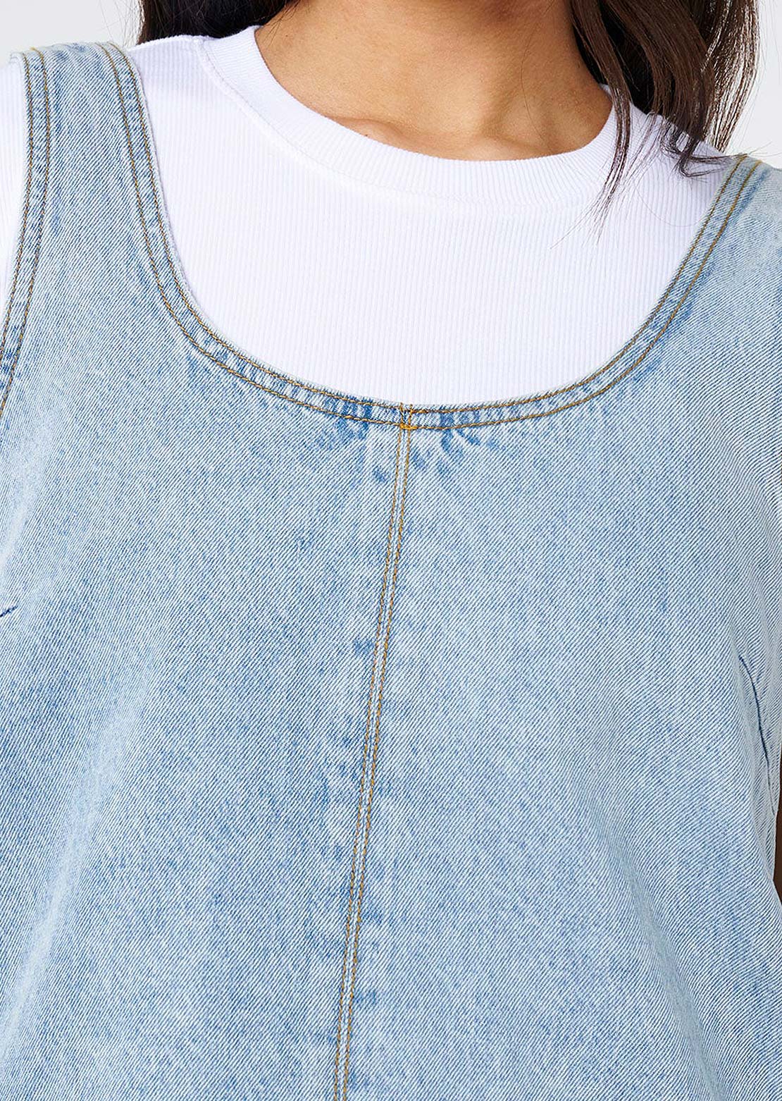 Rip Curl Women's Ellie Denim Mini Dress Vintage Blue