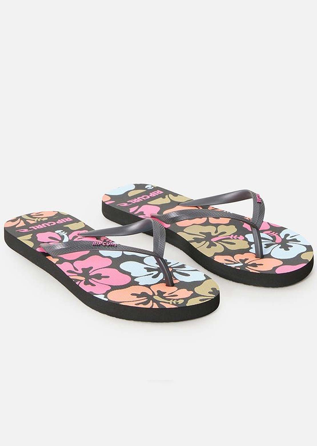 Rip Curl Women's Hibiscus Heat Bloom Open Toe Slippers Pink