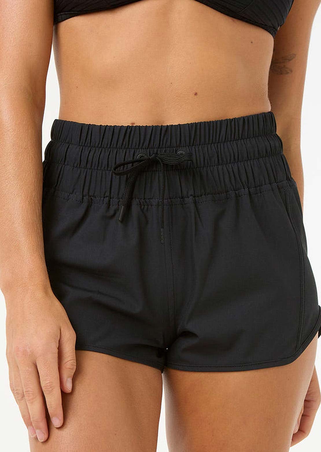 Rip Curl Women's High Waist Retro Volley 3 Boardshorts Black
