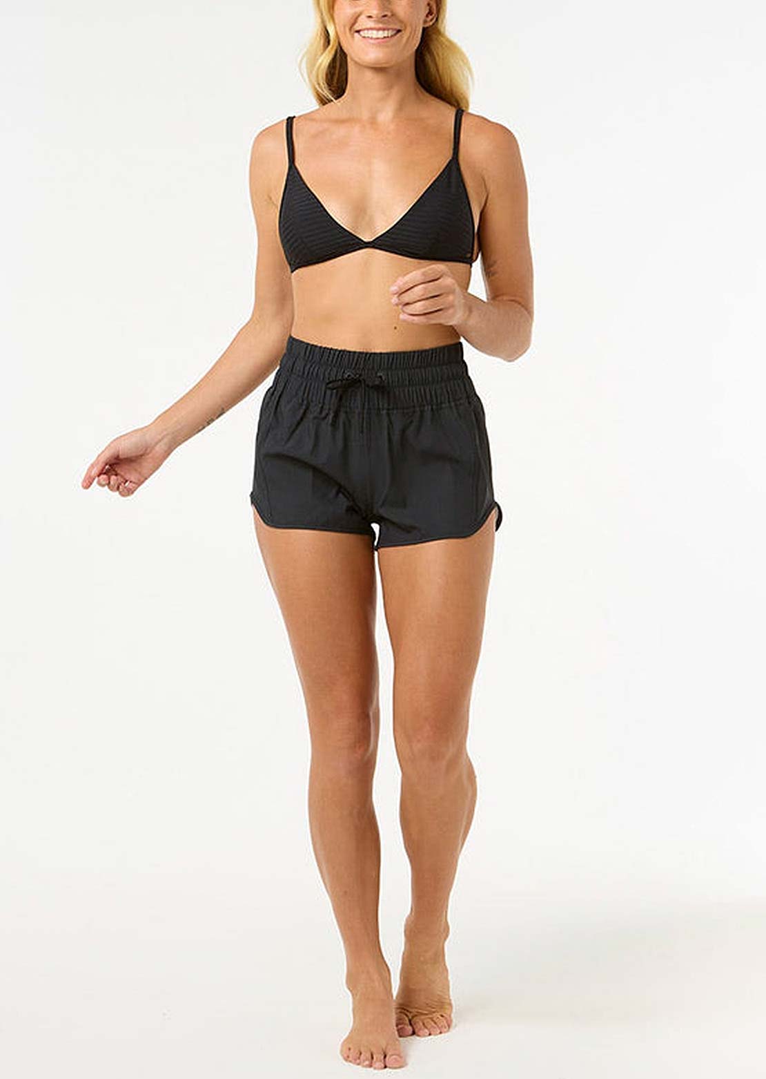 Rip Curl Women's High Waist Retro Volley 3 Boardshorts Black