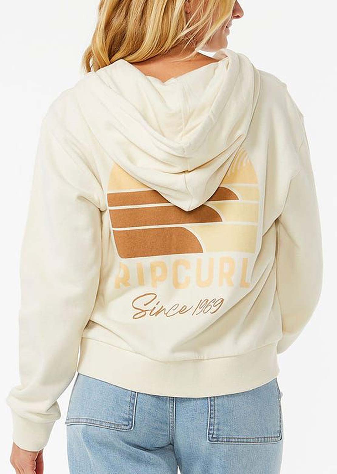 Rip Curl Women's Line Up Relaxed Zt Hood Bone