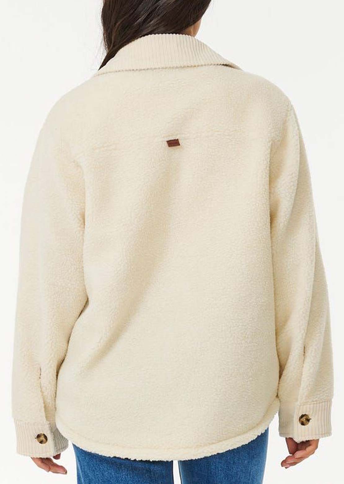 Rip Curl Women's Pacific Dreams Sherpa Jacket Natural