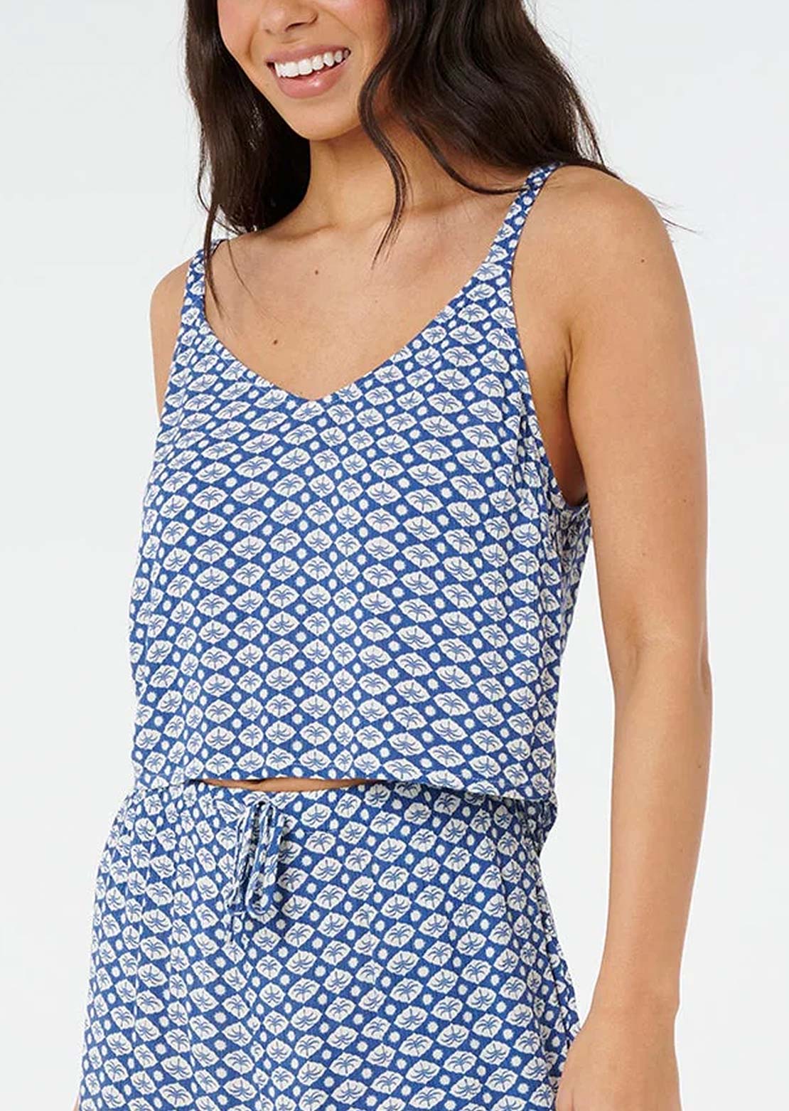 Rip Curl Women's Party Pack Cami Top Vintage Blue