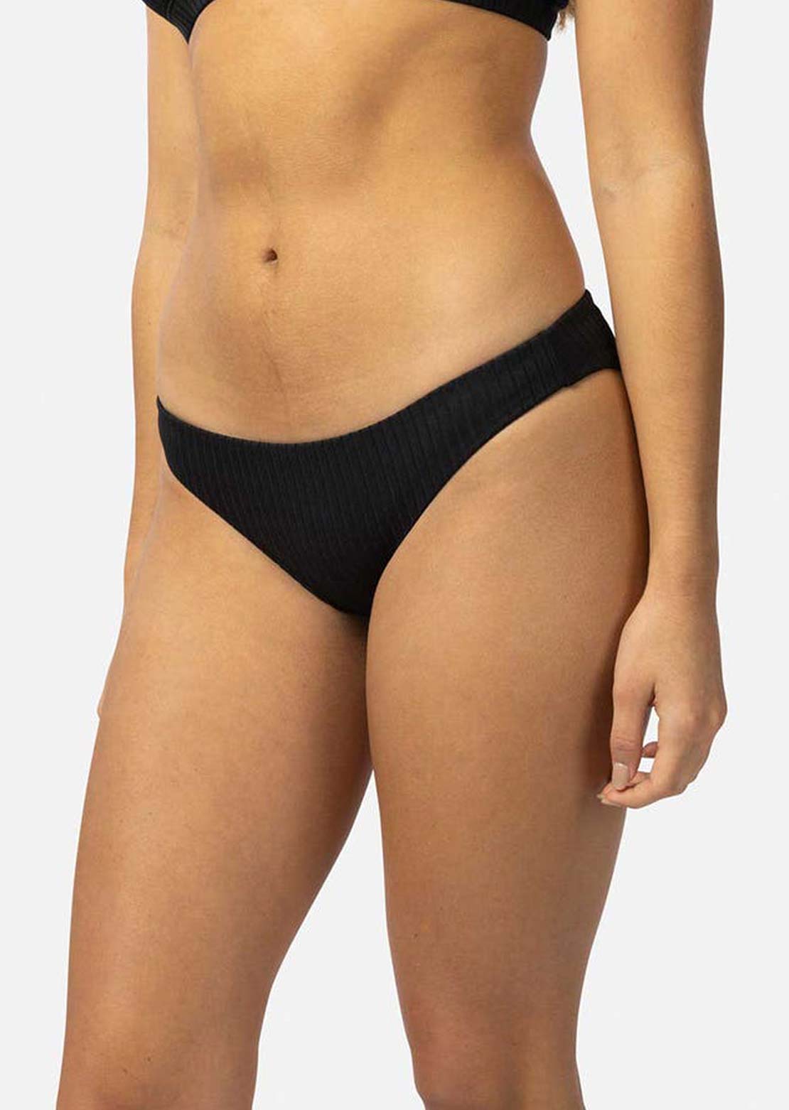 Rip Curl Women's Premium Surf Cheeky Swim Bottom Black