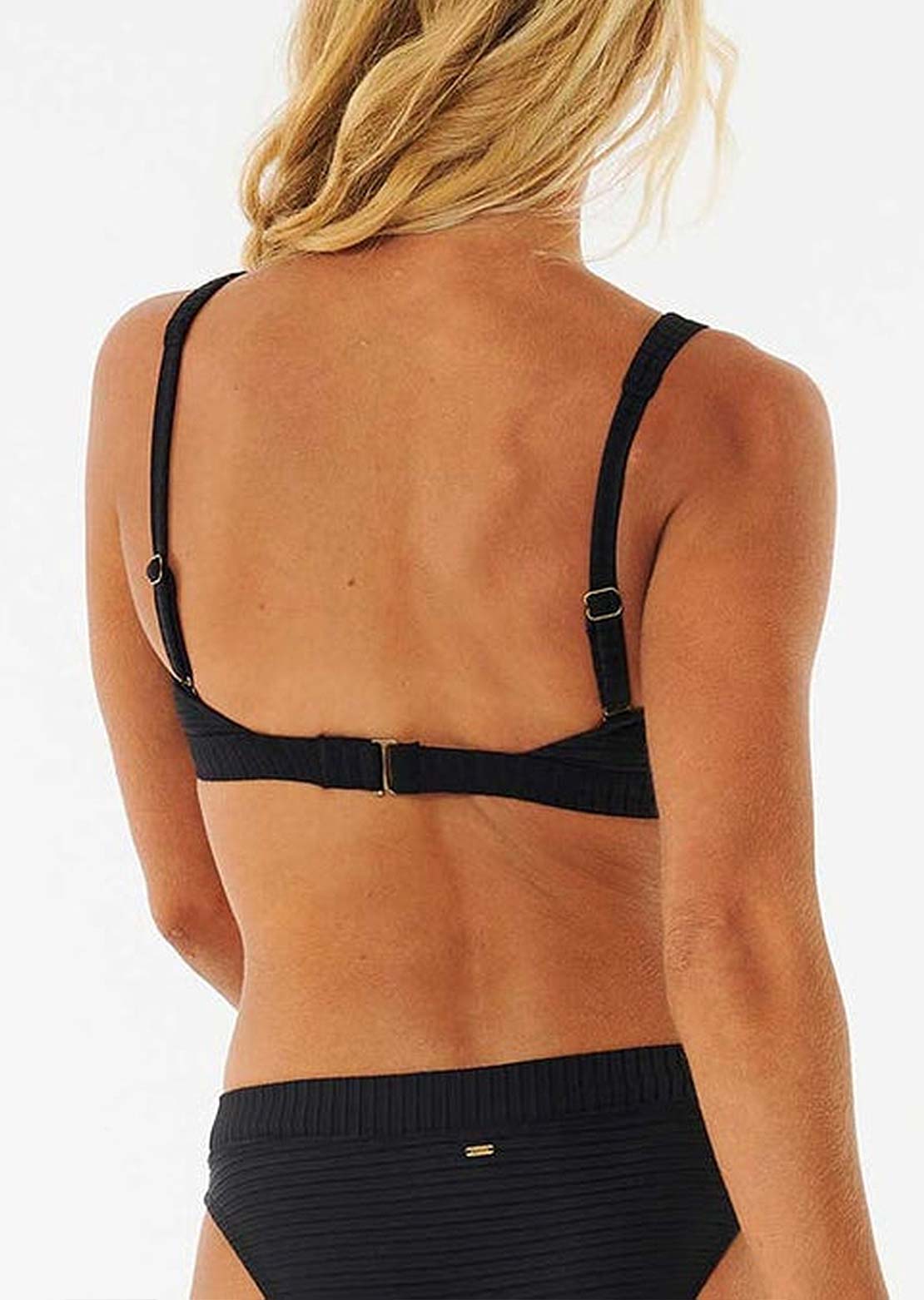 Rip Curl Women's Premium Surf D-dd Swim Crop Top Black