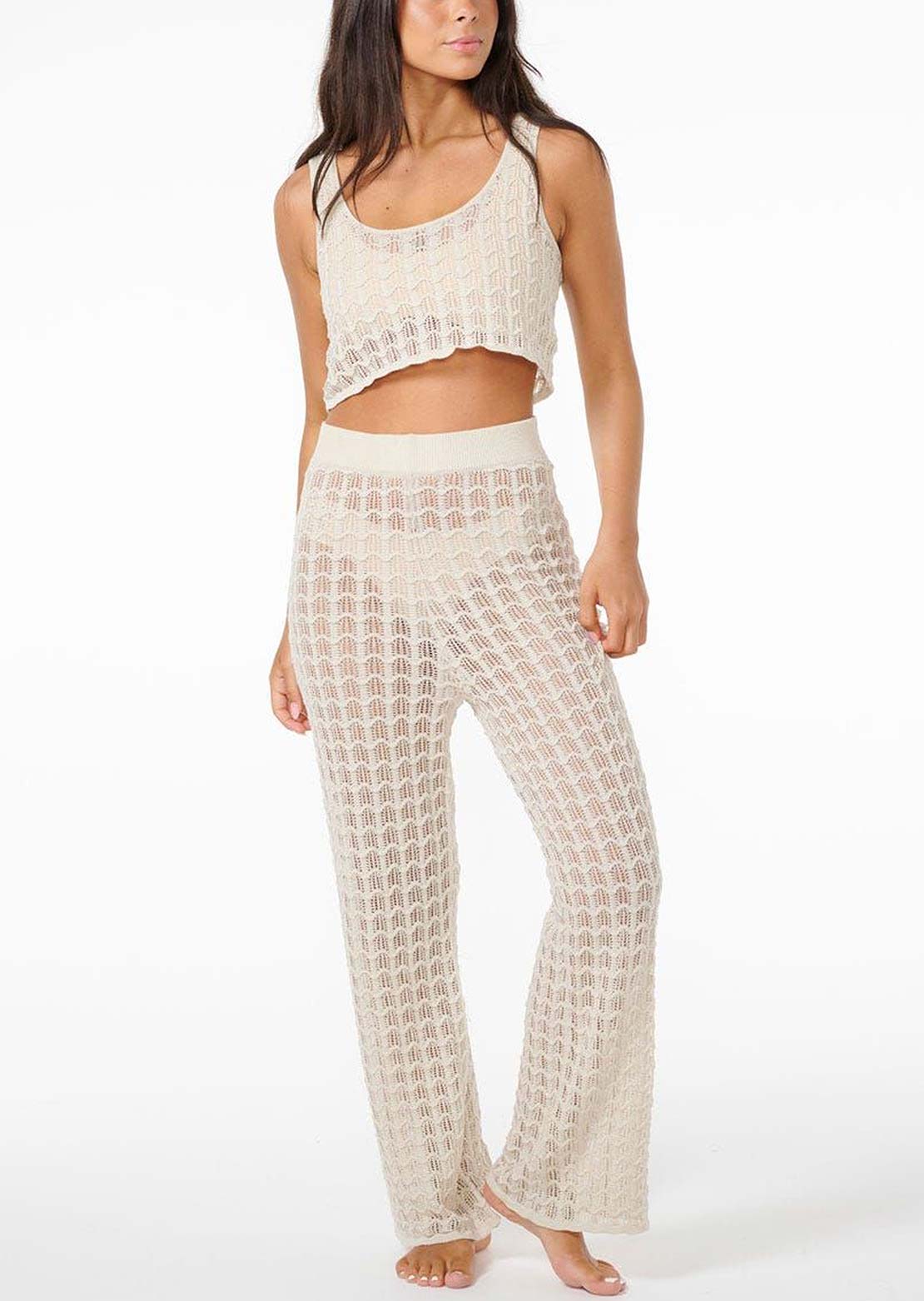 Rip Curl Women's Santorini Sun Crochet Top Shell