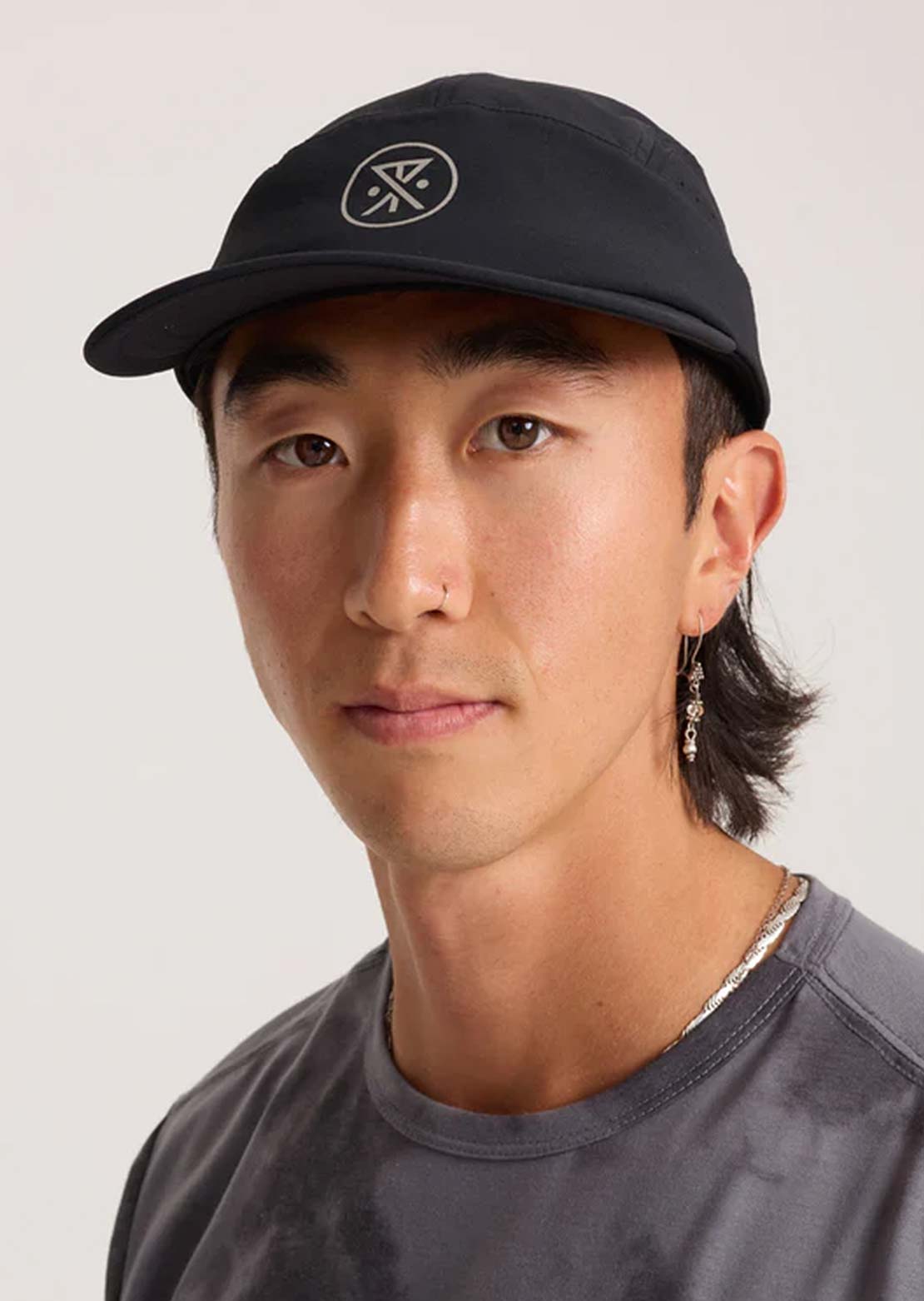 Roark Men's Alta Elite Run Cap Black