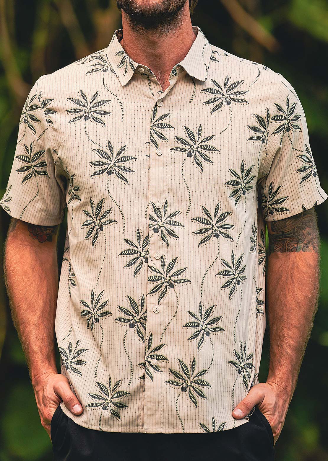 Roark Men's Bless Up Button Up Shirt