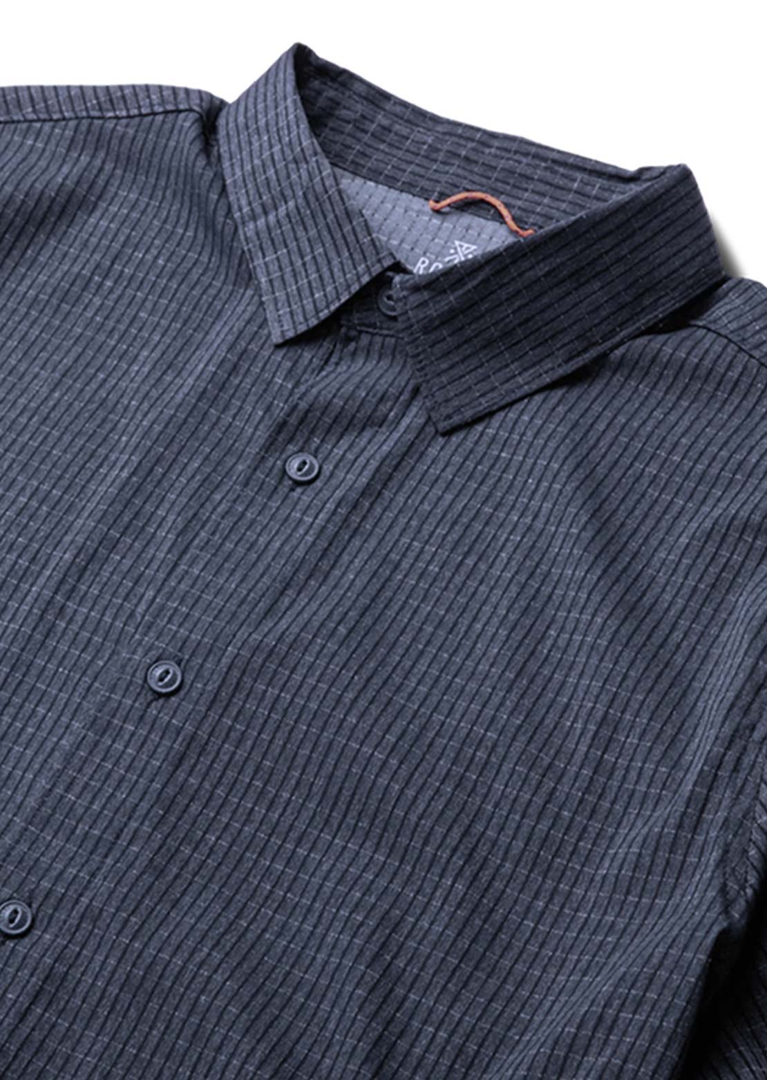 Roark Men's Bless Up Button Up Shirt Navy