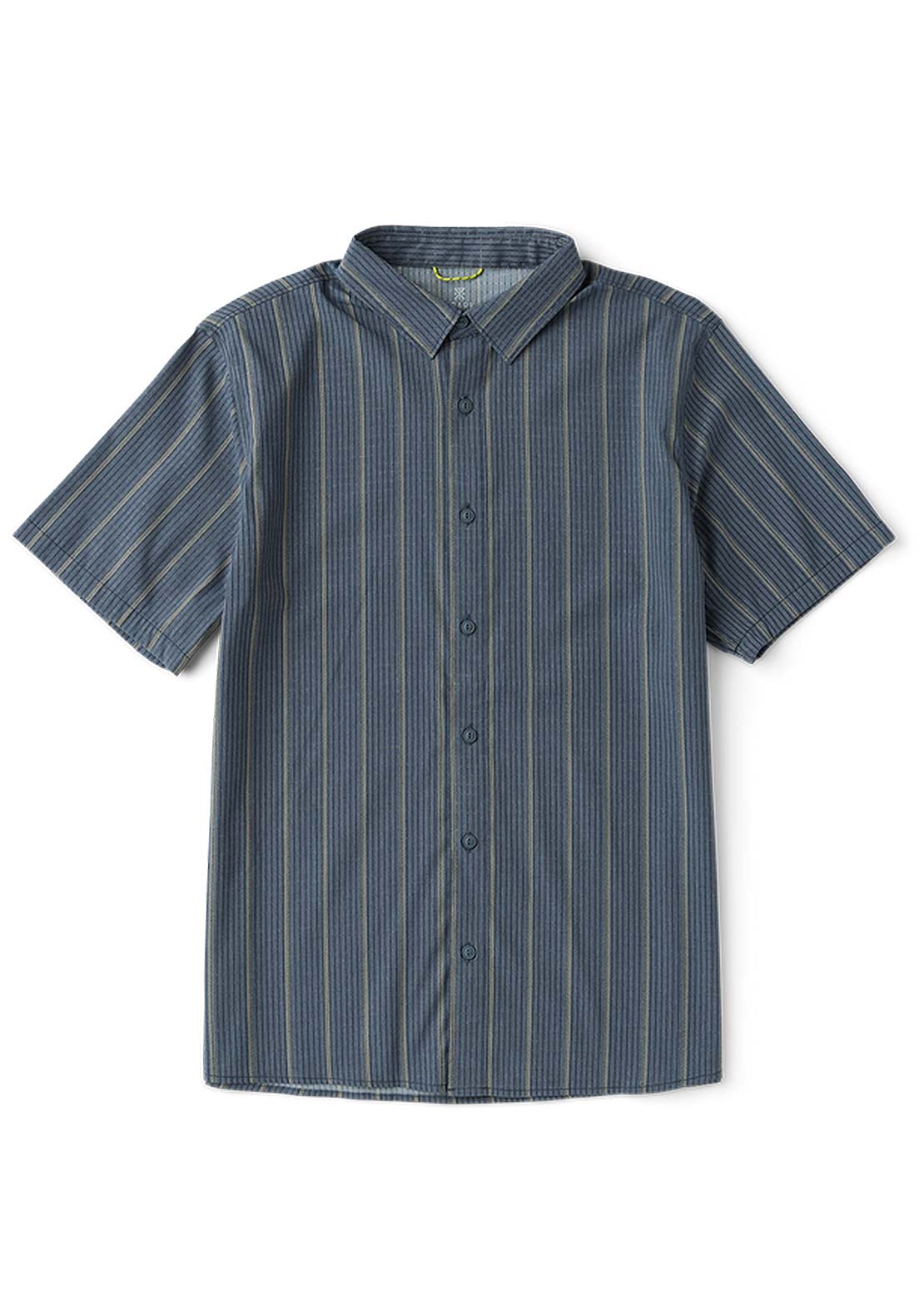 Roark Men's Bless Up Button Up Shirt Neptune