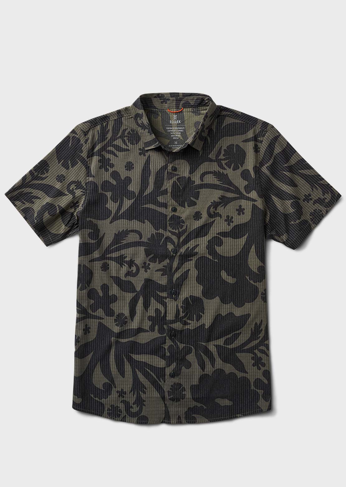 Roark Men&#39;s Bless Up Button Up Shirts Cagliari Military