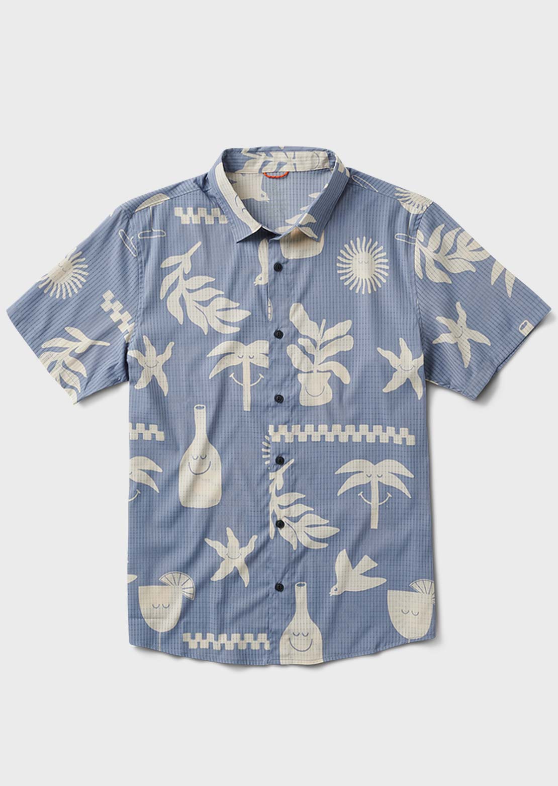 Roark Men&#39;s Bless Up Button Up Shirts Cascata