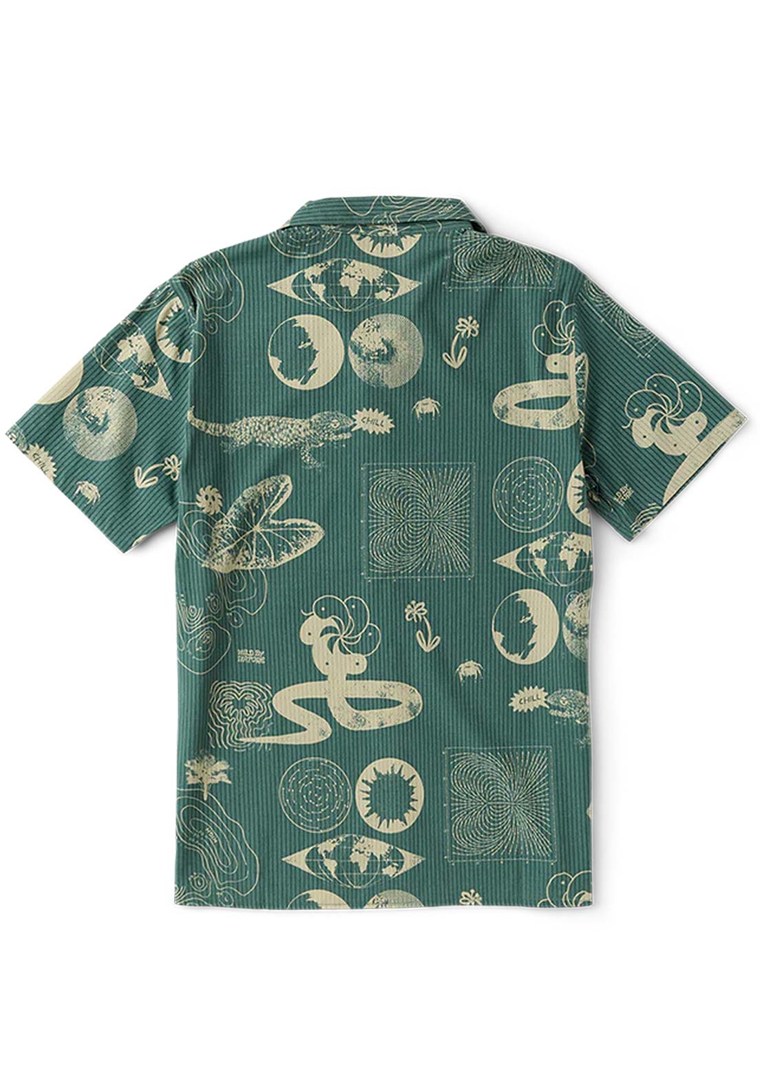 Roark Men's Bless Up Trail Button Up Shirt Slate Green WBN