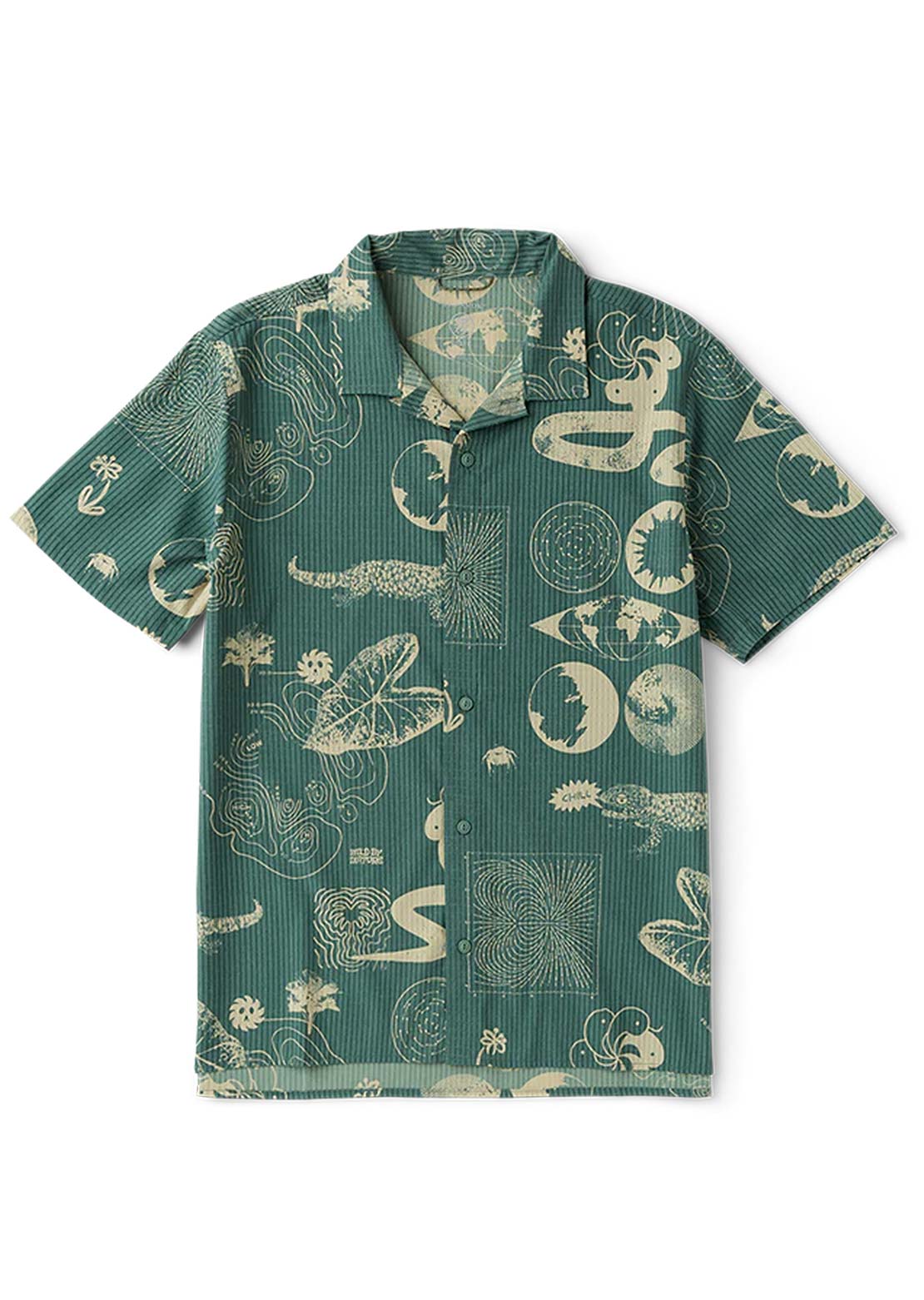 Roark Men's Bless Up Trail Button Up Shirt Slate Green WBN