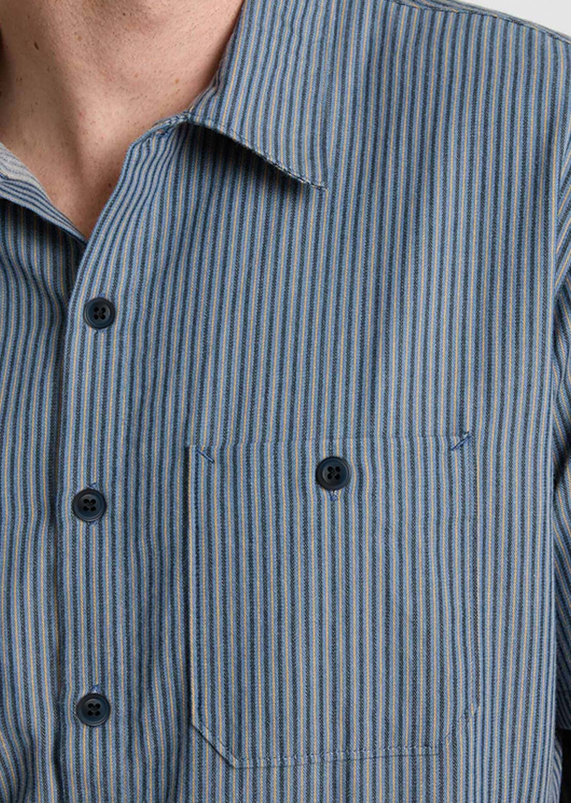 Roark Men&#39;s Burnt Woven Button Up Shirts
