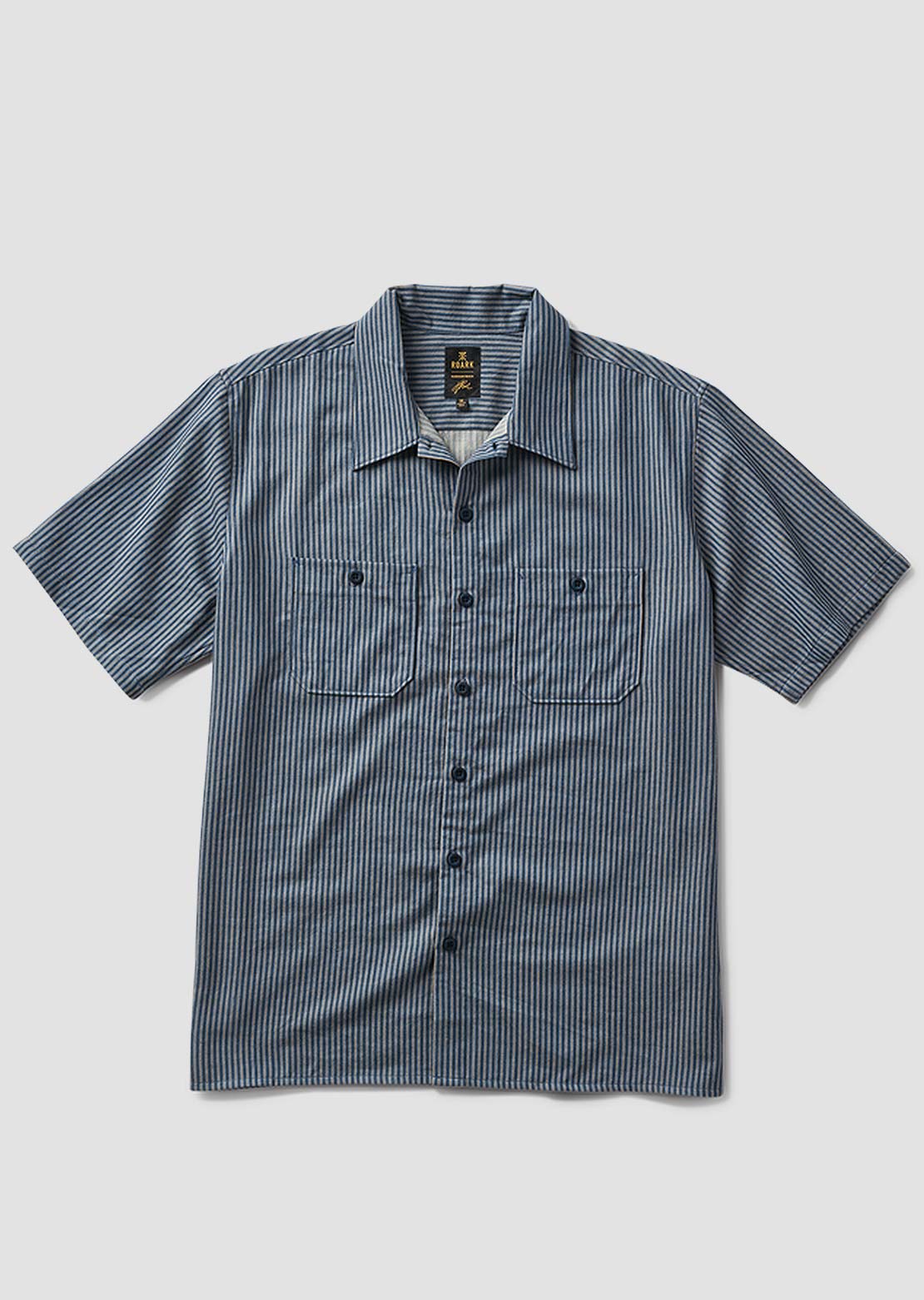 Roark Men&#39;s Burnt Woven Button Up Shirts