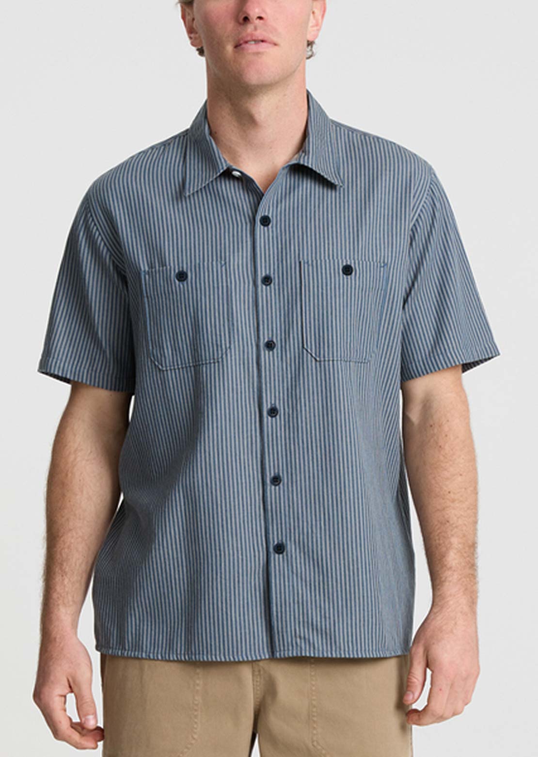 Roark Men&#39;s Burnt Woven Button Up Shirts
