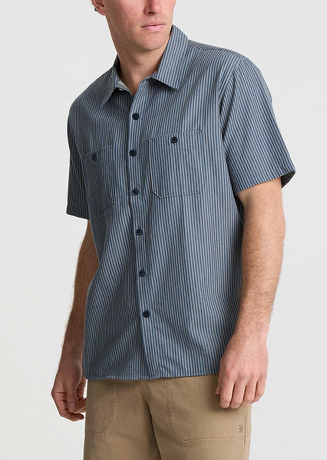 Roark Men&#39;s Burnt Woven Button Up Shirts