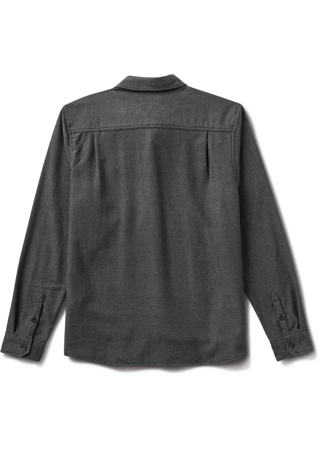 Roark Men's Crossroads Flannel Button Up Shirt Charcoal