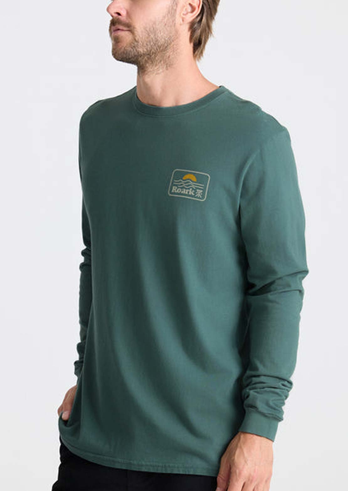 Roark Men's Earth & Sea Longsleeve Slate Green