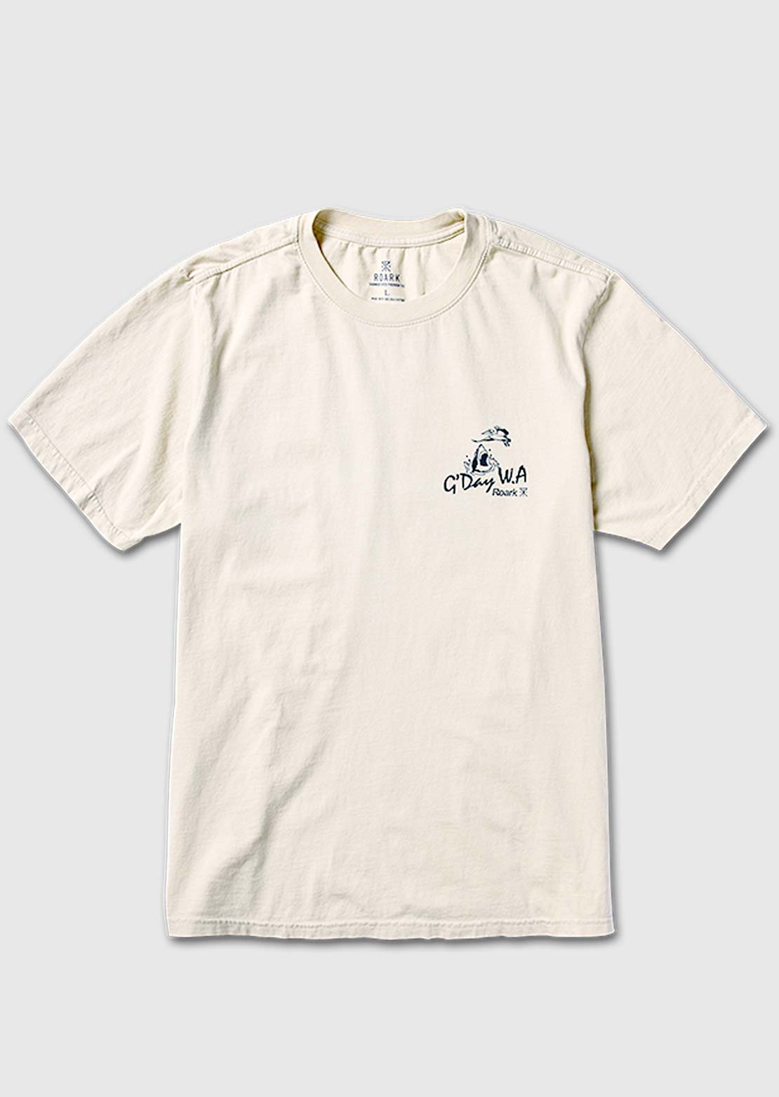 Roark Men's G'Day W.A T-Shirt Ivory