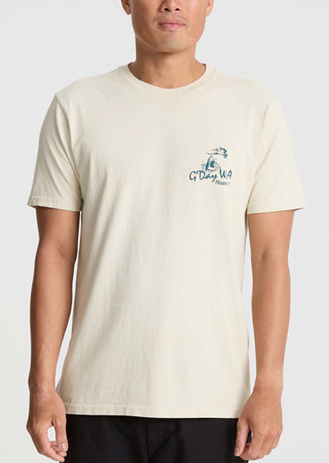 Roark Men's G'Day W.A T-Shirt Ivory