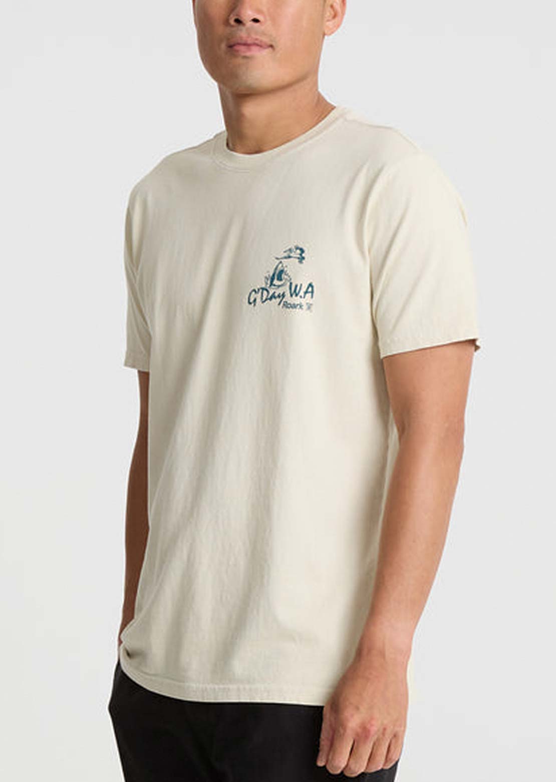 Roark Men's G'Day W.A T-Shirt Ivory