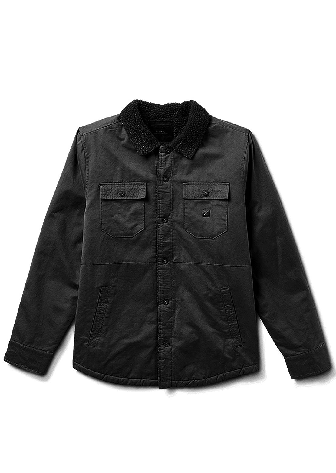 Roark Men's Hebrides Flannel Button Up Shirt Black