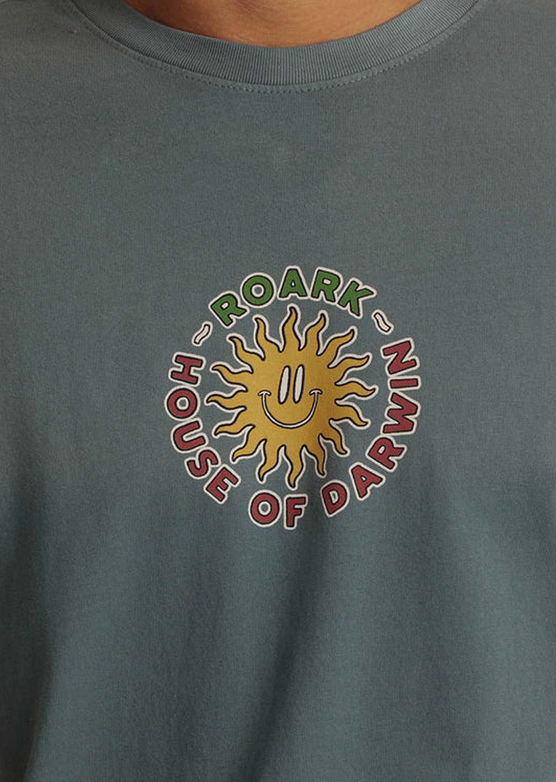 Roark Men's Hod Postcard T-Shirt Forest