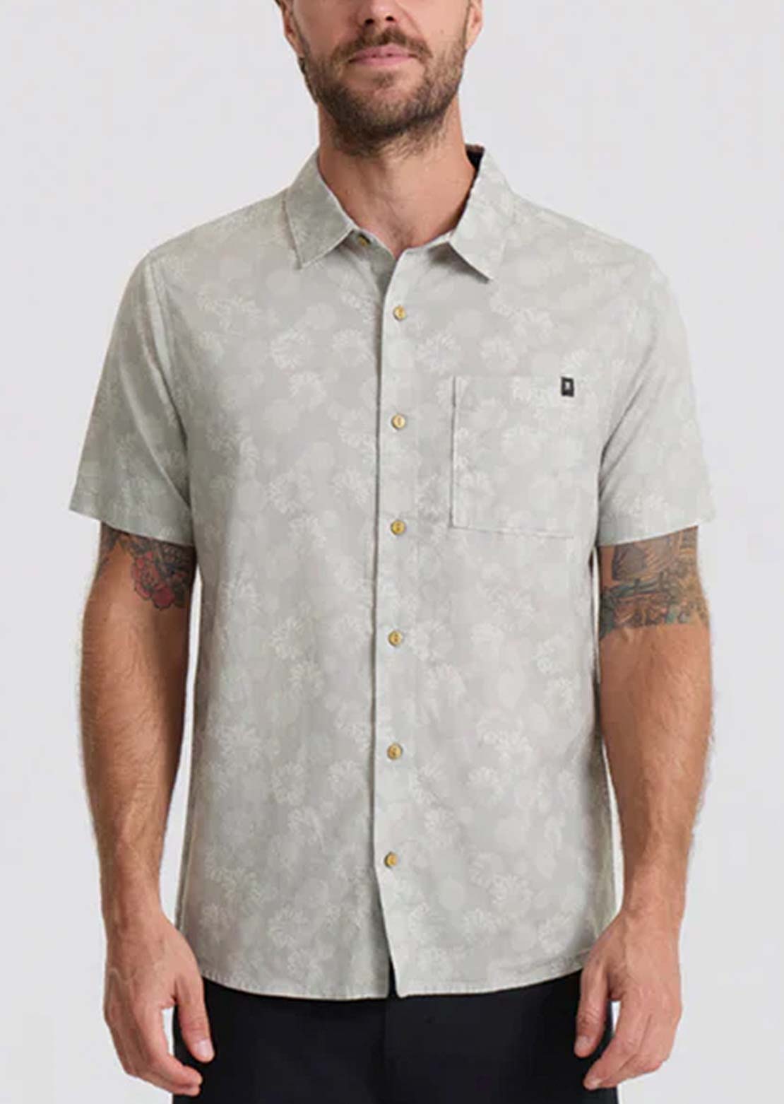 Roark Men's Journey Woven Button Up Shirt